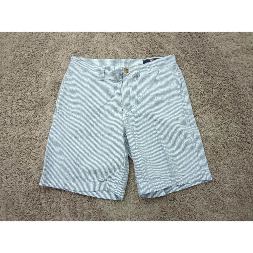 Vineyard Vines Blue and White Seersucker Men’s Shorts